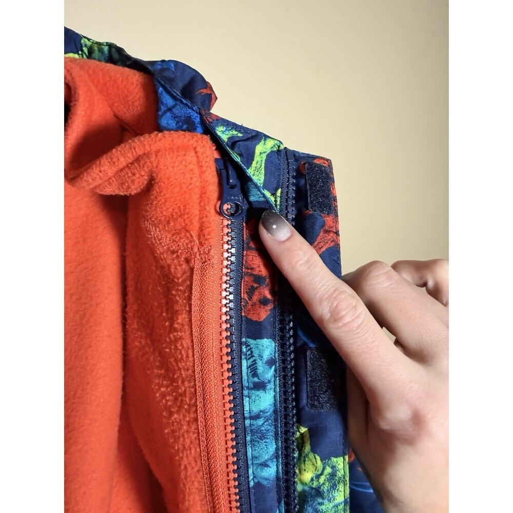 3T The Children's Place Blue Dinosaur Jacket & Matching Mittens Toddler Boys - Picture 10 of 16